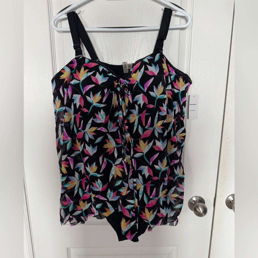 NWT one piece swimsuit dress - size 2X